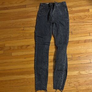 Gap Black Acid Wash Women skinny Jeans - size 27/4T